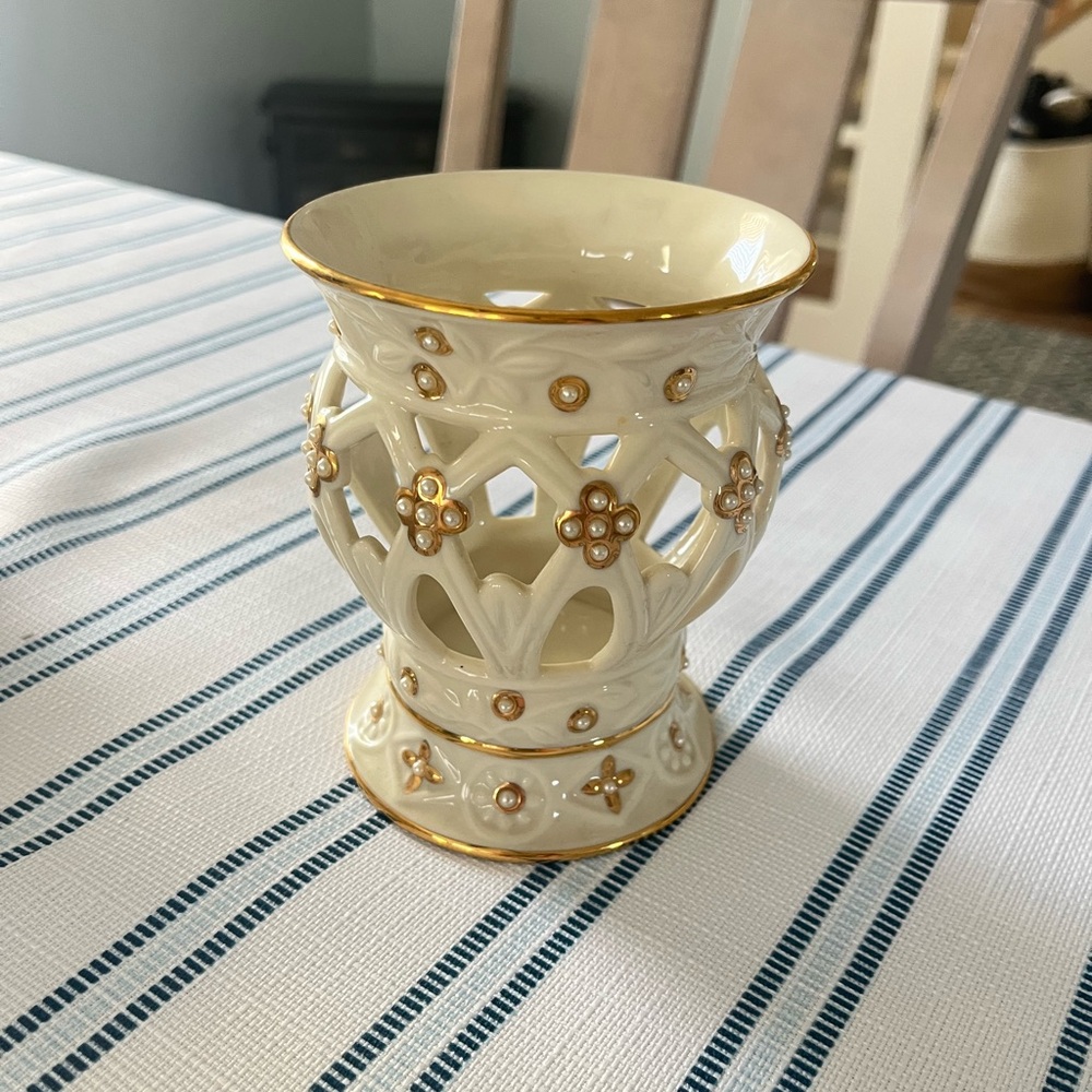 Lenox Florentine & Pearl Arched Votive
